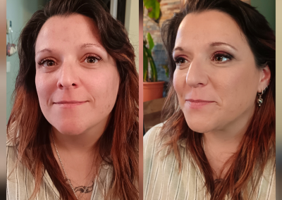 Maquillage mariée aribrush maquilleuse domicile Gaëlle