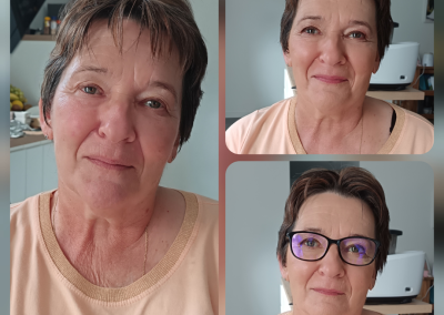 Maquillage maman mariée âgé