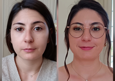 Maquillage invitée jeune frais légé lumineux